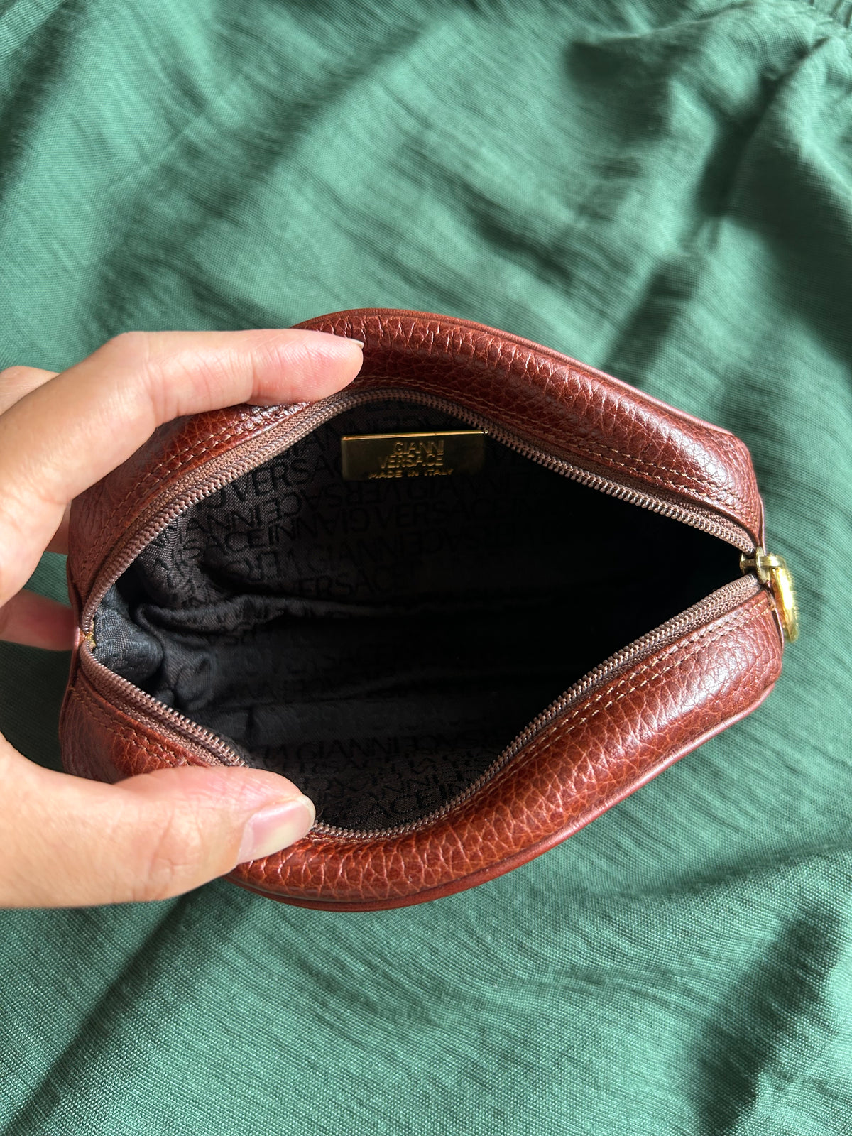 Versace Mini Leather Pouch