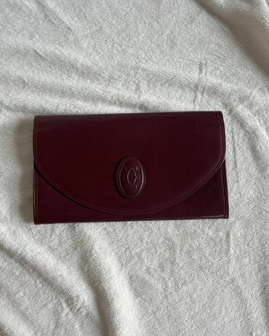 Cartier All Leather Clutch, Second Bag