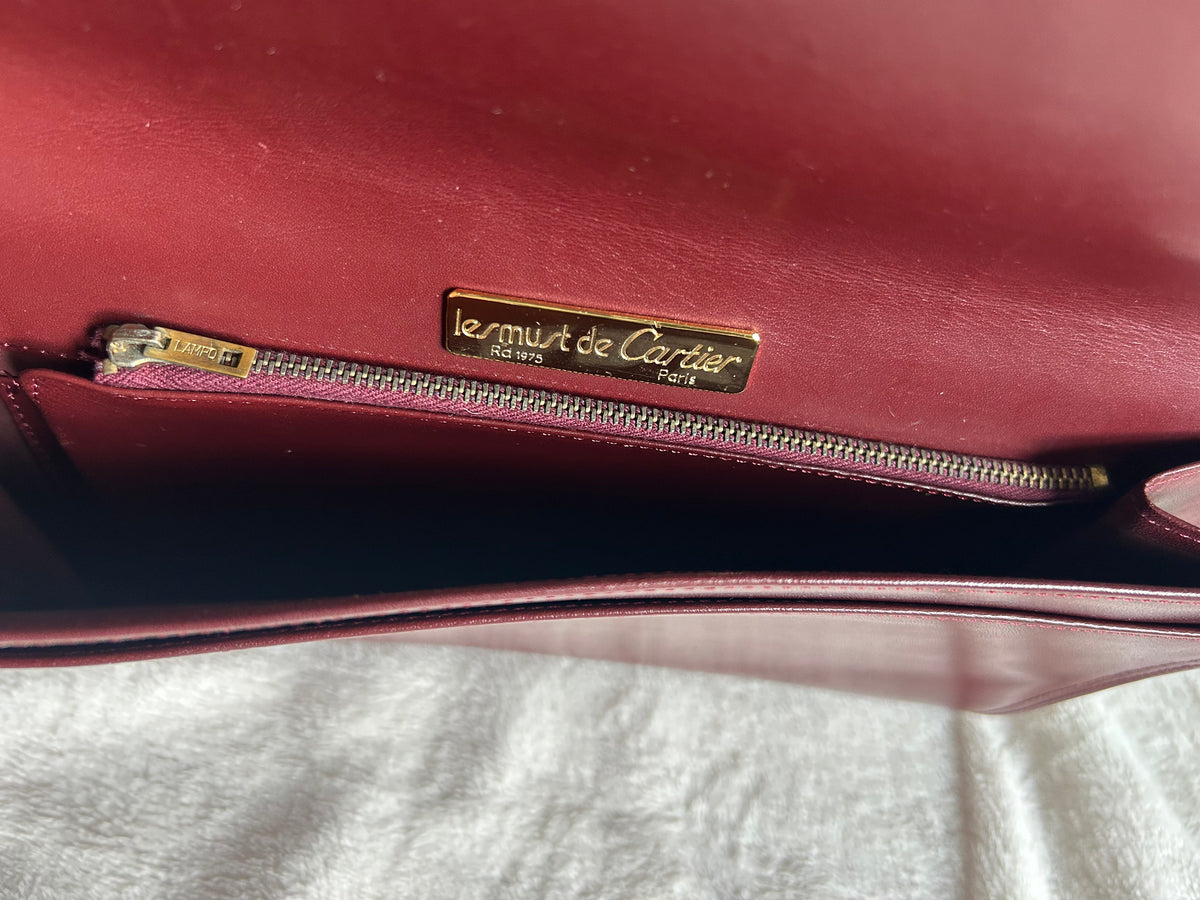 Cartier All Leather Clutch, Second Bag