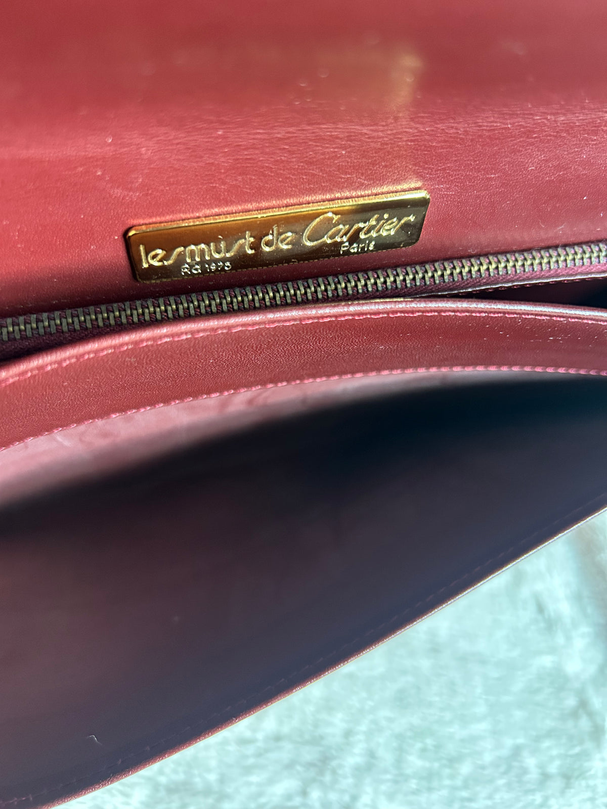 Cartier All Leather Clutch, Second Bag