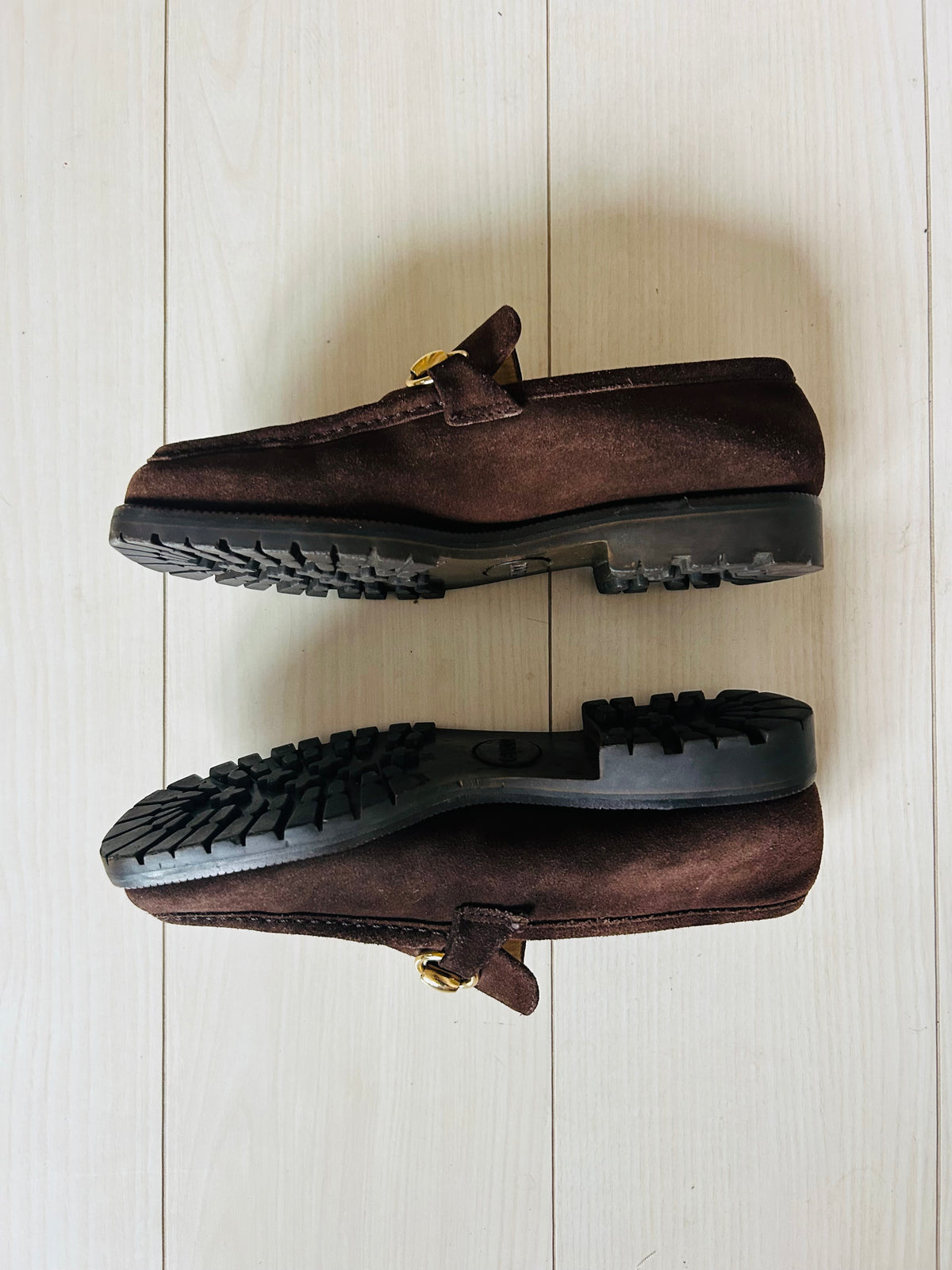 Gucci Chunky Suede Loafers EU 35.5