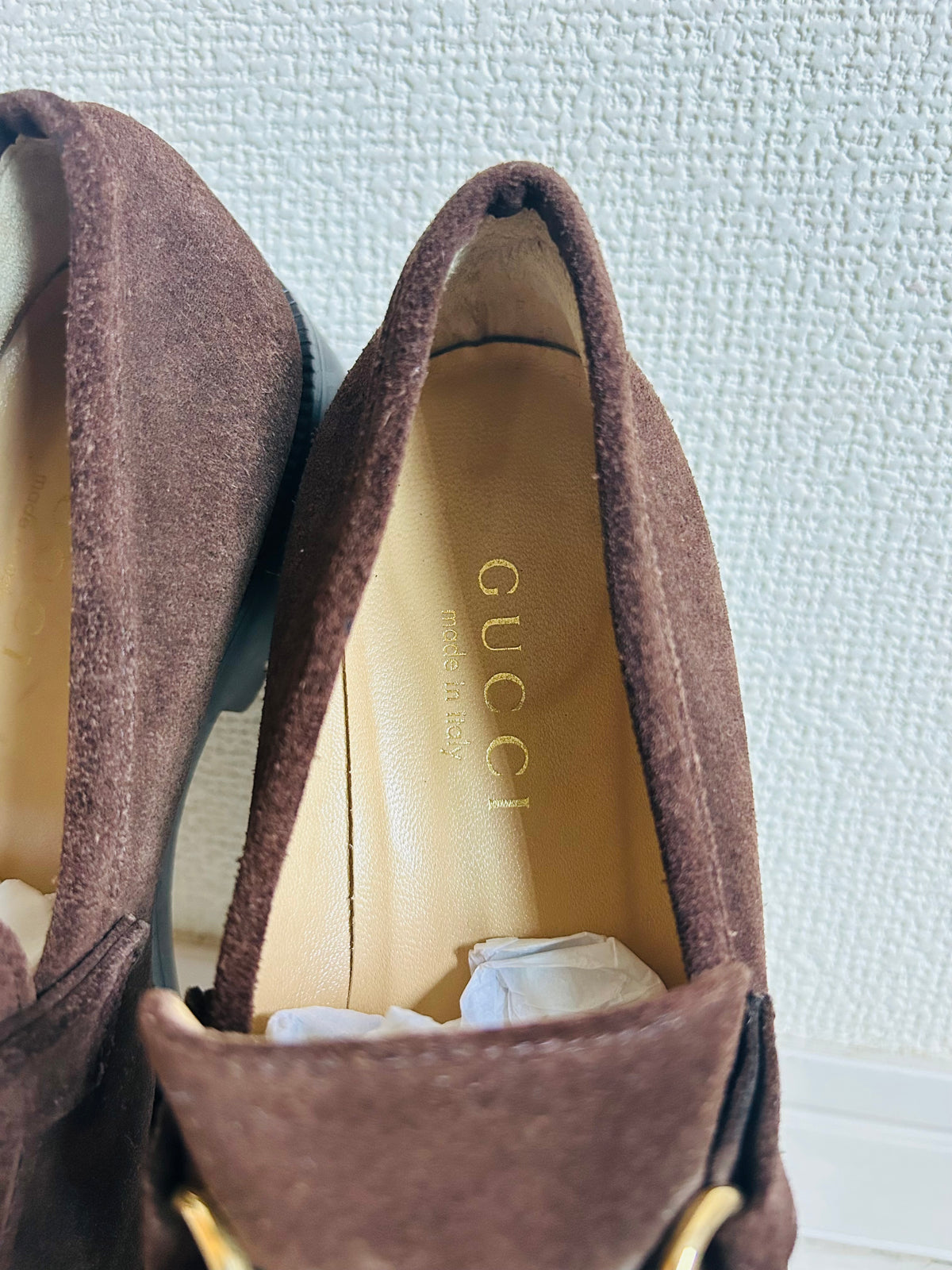 Gucci Chunky Suede Loafers EU 35.5