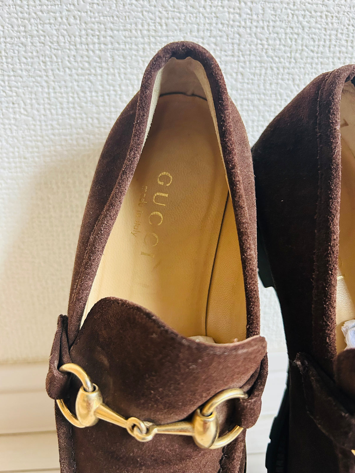 Gucci Chunky Suede Loafers EU 35.5