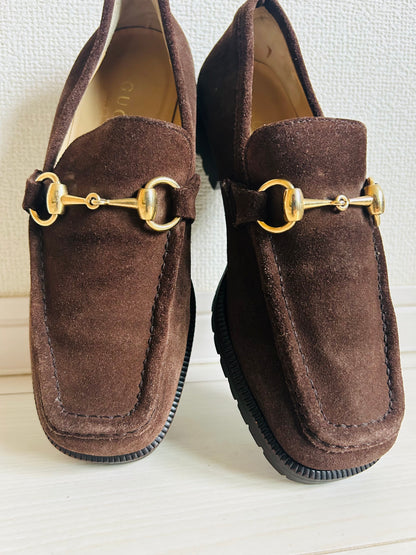 Gucci Chunky Suede Loafers EU 35.5