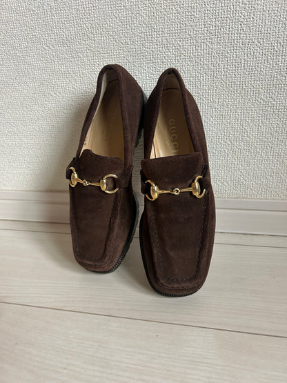Gucci Chunky Suede Loafers EU 35.5
