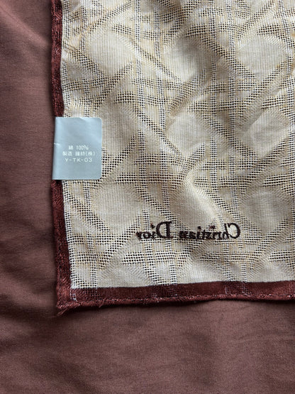 Christian Dior Damask Large Handkerchief