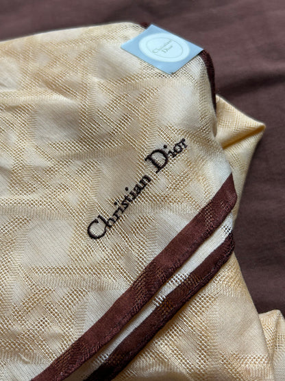 Christian Dior Damask Large Handkerchief