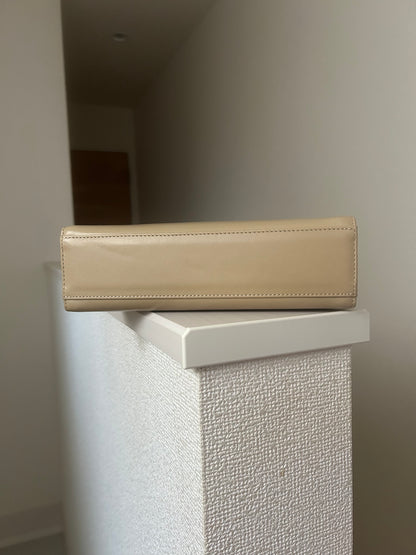 Daks London Pale Khaki Trapezoid Three-Way Bag