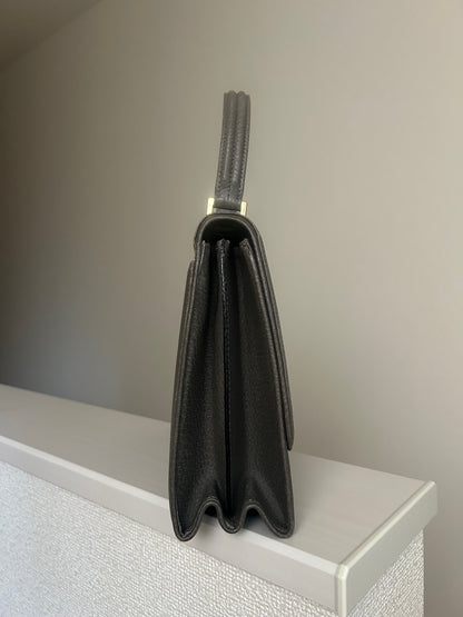 Valentino Garavani Gray Trapezoid Hand Bag