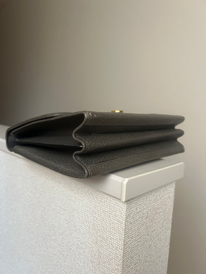 Valentino Garavani Gray Trapezoid Hand Bag