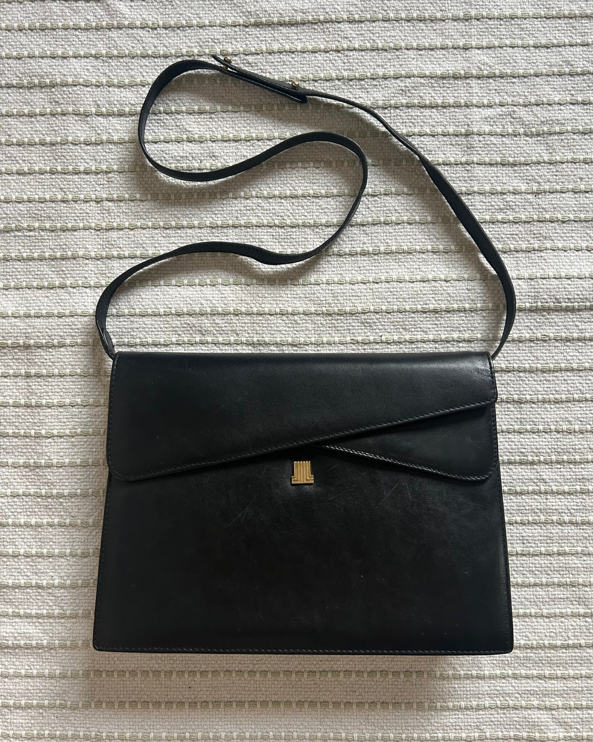 Lanvin Asymmetrical Flap Three-Way Bag