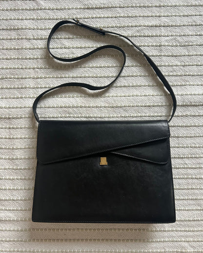 Lanvin Asymmetrical Flap Three-Way Bag
