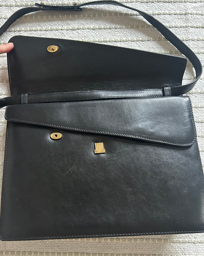 Lanvin Asymmetrical Flap Three-Way Bag