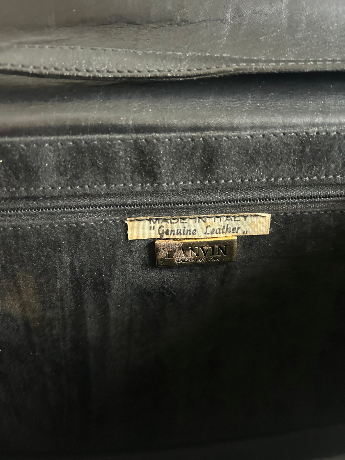 Lanvin Asymmetrical Flap Three-Way Bag