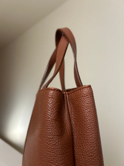Burberry Brown Leather Hand Bag