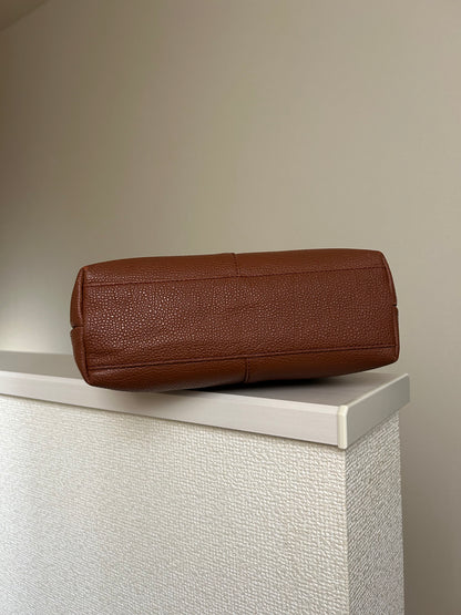 Burberry Brown Leather Hand Bag