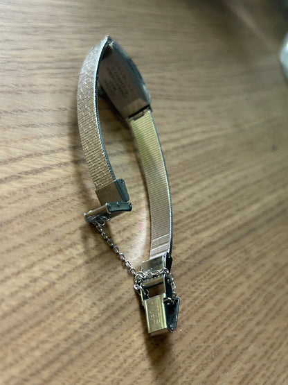 Citizen Rectangular Silver-tone Hand Wound Watch