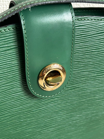 Louis Vuitton Green Epi Turnlock Shoulder Bag