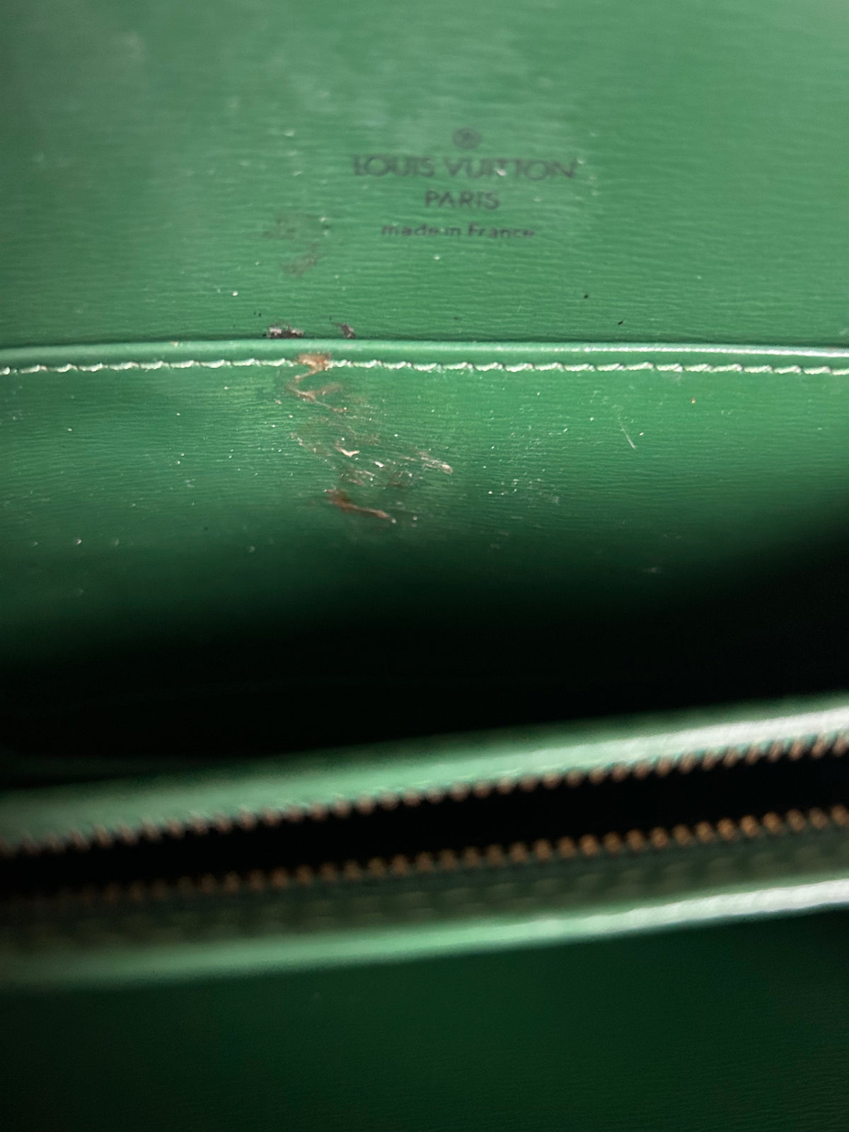 Louis Vuitton Green Epi Turnlock Shoulder Bag