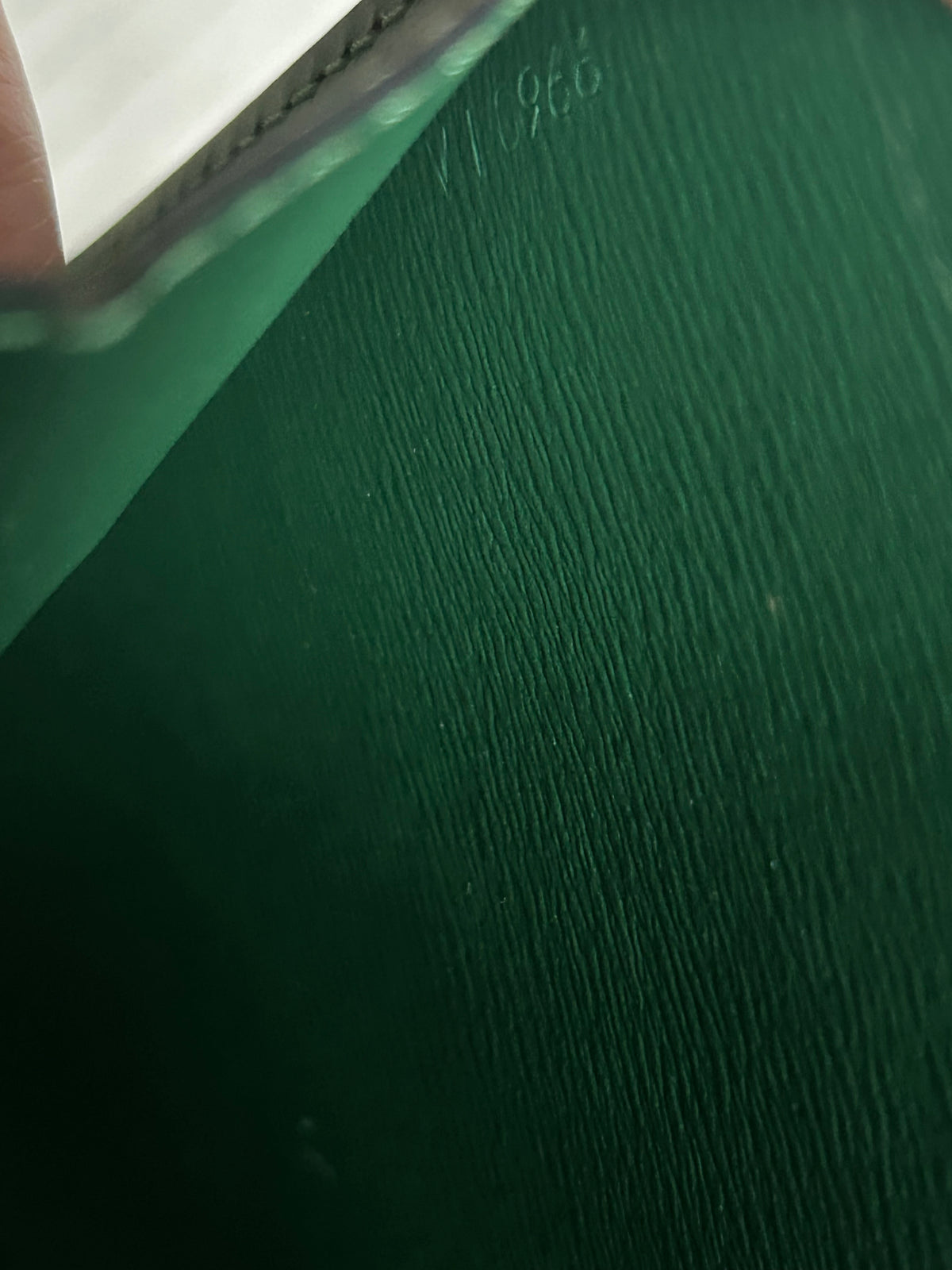 Louis Vuitton Green Epi Turnlock Shoulder Bag