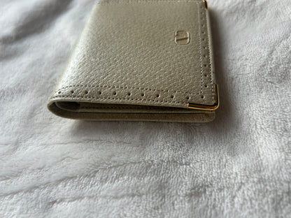 Valentino Garavani White Bi-fold Wallet with Coin Compartment