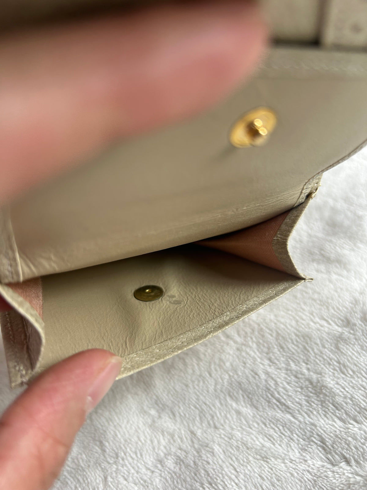 Valentino Garavani White Bi-fold Wallet with Coin Compartment