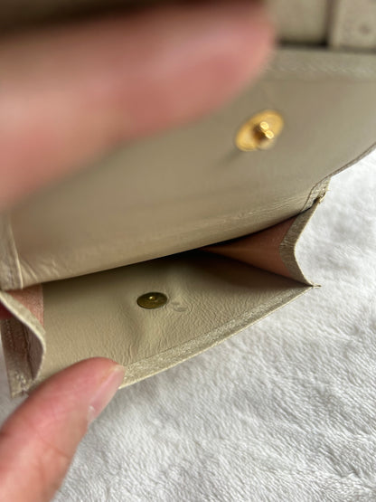 Valentino Garavani White Bi-fold Wallet with Coin Compartment