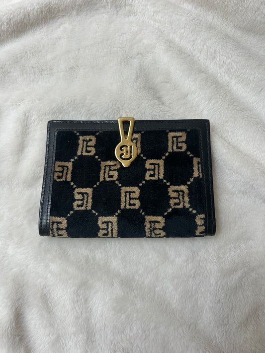 Pierre Balmain Terry Cloth Monogram Wallet