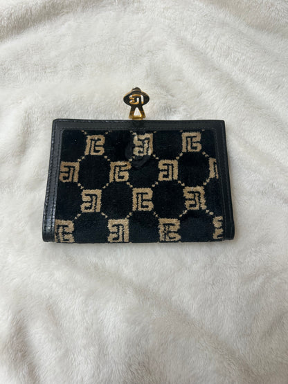 Pierre Balmain Terry Cloth Monogram Wallet