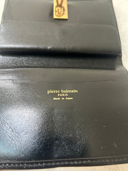 Pierre Balmain Terry Cloth Monogram Wallet