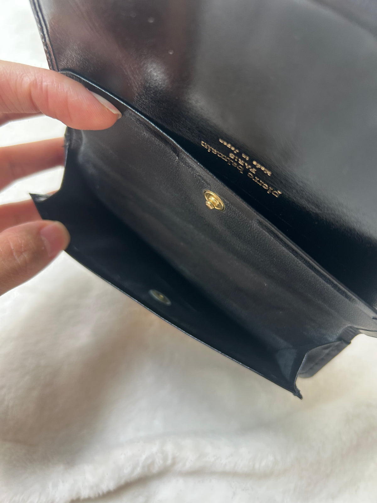 Pierre Balmain Terry Cloth Monogram Wallet