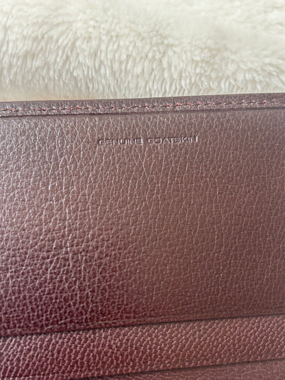 Valentino Garavani Dark Brown Minimalist Wallet