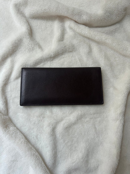 Valentino Garavani Dark Brown Minimalist Wallet
