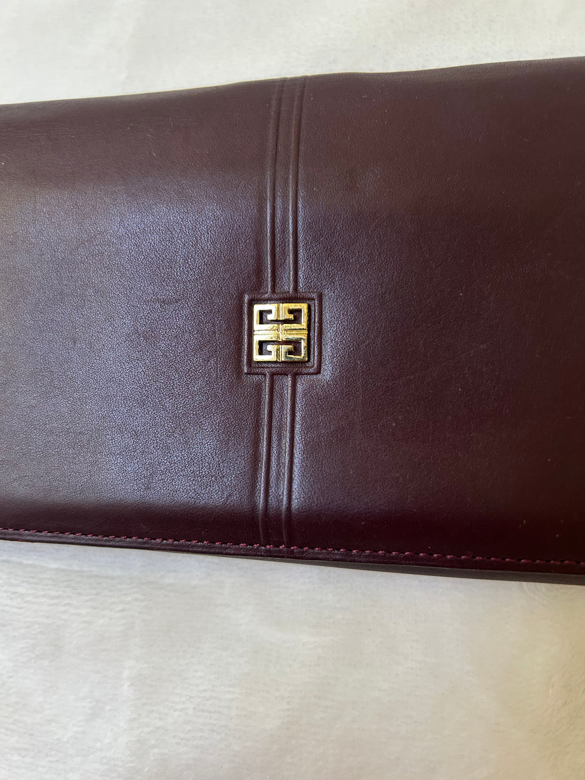 Givenchy Dark Brown Long Wallet with Coin Compartment