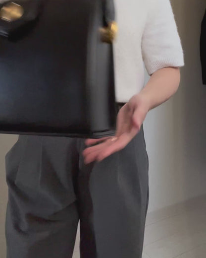 Daks London Black Formal Hand Bag